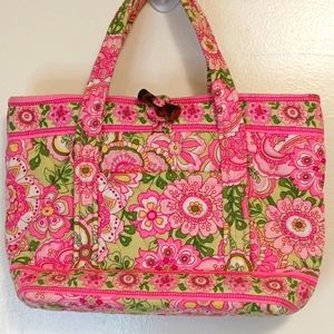 Vera Bradley Mini Tote Pink/Green